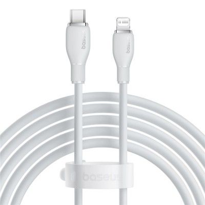 Cabo Carreg. Rpido Usb-C - Lightning Pudding Series 20W 2M Branco