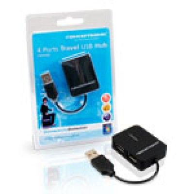 4 Portas Travel USB Hub