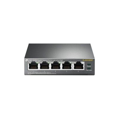 Switch TL-SG1005P 5 Portas Gigabit UnManaged PoE+